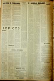 Página do jornal Unitário de maio de 1962