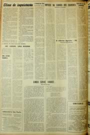 Página do jornal Unitário de maio de 1962
