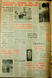 Página do jornal Unitário de junho de 1962