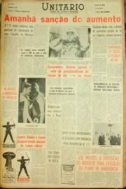 Página do jornal Unitário de junho de 1962