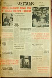 Página do jornal Unitário de junho de 1962