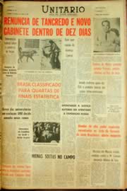 Página do jornal Unitário de junho de 1962