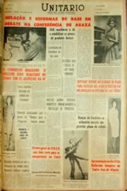 Página do jornal Unitário de junho de 1962