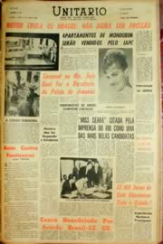 Página do jornal Unitário de junho de 1962