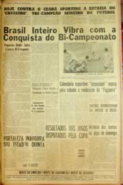 Página do jornal Unitário de junho de 1962