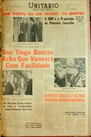 Página do jornal Unitário de junho de 1962
