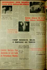 Página do jornal Unitário de junho de 1962
