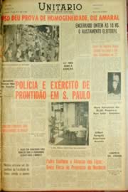 Página do jornal Unitário de junho de 1962