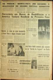 Página do jornal Unitário de julho de 1962