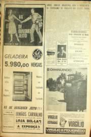 Página do jornal Unitário de julho de 1962