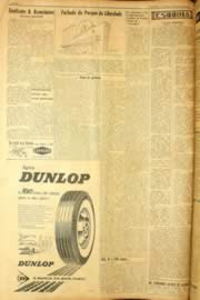 Página do jornal Unitário de julho de 1962