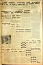 Página do jornal Unitário de julho de 1962