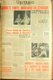 Página do jornal Unitário de julho de 1962
