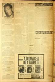 Página do jornal Unitário de julho de 1962