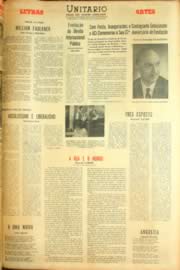Página do jornal Unitário de julho de 1962