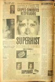 Página do jornal Unitário de julho de 1962