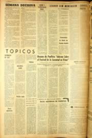 Página do jornal Unitário de julho de 1962