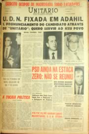 Página do jornal Unitário de julho de 1962