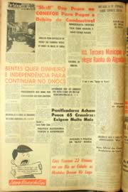 Página do jornal Unitário de julho de 1962