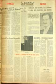 Página do jornal Unitário de julho de 1962