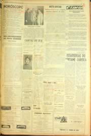 Página do jornal Unitário de julho de 1962