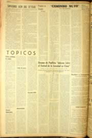 Página do jornal Unitário de agosto de 1962