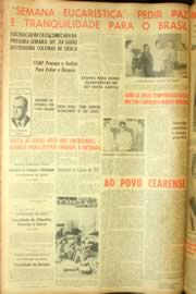 Página do jornal Unitário de agosto de 1962