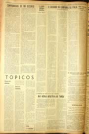 Página do jornal Unitário de agosto de 1962