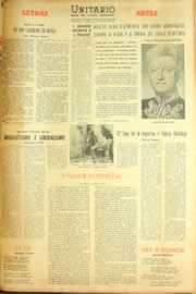 Página do jornal Unitário de agosto de 1962