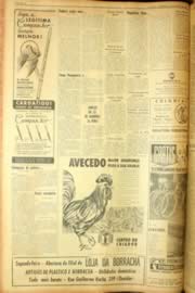 Página do jornal Unitário de agosto de 1962