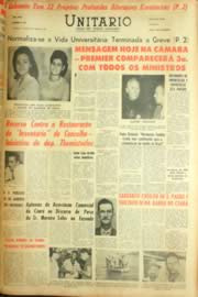 Página do jornal Unitário de agosto de 1962