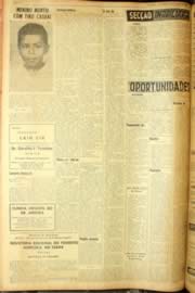 Página do jornal Unitário de agosto de 1962