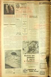 Página do jornal Unitário de agosto de 1962