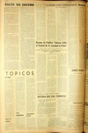 Página do jornal Unitário de agosto de 1962