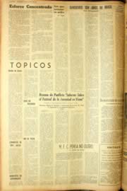 Página do jornal Unitário de agosto de 1962