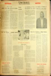 Página do jornal Unitário de agosto de 1962