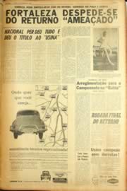 Página do jornal Unitário de agosto de 1962