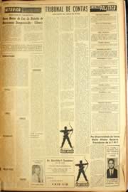Página do jornal Unitário de agosto de 1962