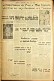 Página do jornal Unitário de agosto de 1962
