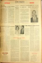 Página do jornal Unitário de setembro de 1962