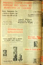 Página do jornal Unitário de setembro de 1962