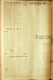 Página do jornal Unitário de setembro de 1962