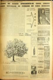 Página do jornal Unitário de setembro de 1962