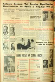 Página do jornal Unitário de setembro de 1962