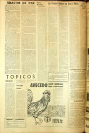 Página do jornal Unitário de setembro de 1962