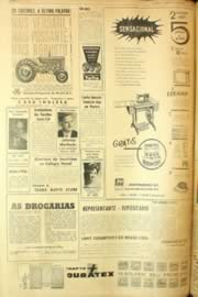 Página do jornal Unitário de setembro de 1962