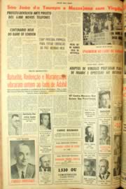 Página do jornal Unitário de setembro de 1962