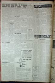 Página do jornal Unitário de outubro de 1962