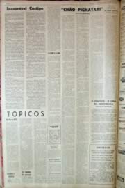 Página do jornal Unitário de outubro de 1962