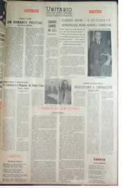 Página do jornal Unitário de outubro de 1962
